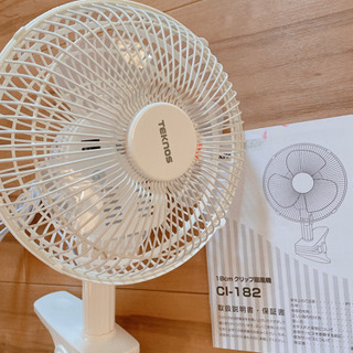 【お取引決定】テクノス 18cmクリップ扇風機 CI-182 コ...