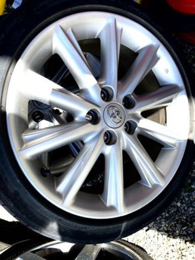 値下げノア　ヴォクシー　アルファード　ヴェルファイア　エスティマ　カローラ　SAI クラウンなどに　18インチ　BRIDGESTONE ポテンザ