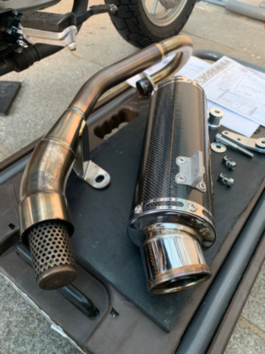 モンキー125 モリワキ　アップマフラー　美品　走行500km