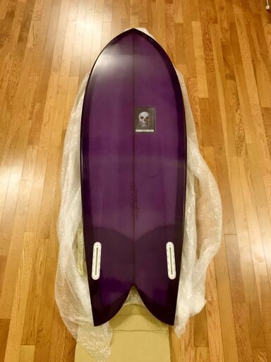 早いもの勝ち！！！超レア　パープルティントパフ光沢仕上げ！！★10R使用 中古美品★CHRISTENSON Fish クリステンソン　