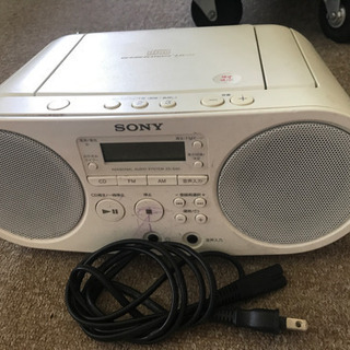 Sony CDラジオ　ラジカセ　【ジャンク】　無料