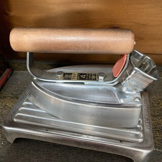 【昭和レトロ】タキイ電器　工業用アイロン　