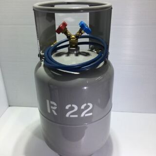 未使用　アサダ　フロン回収再生ボンベ（フロートセンサ付）２４リットル