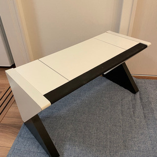 【座椅子/一人用ソファ&PCテーブル付】グランデルタマンボウ&専用サイドテーブルの画像