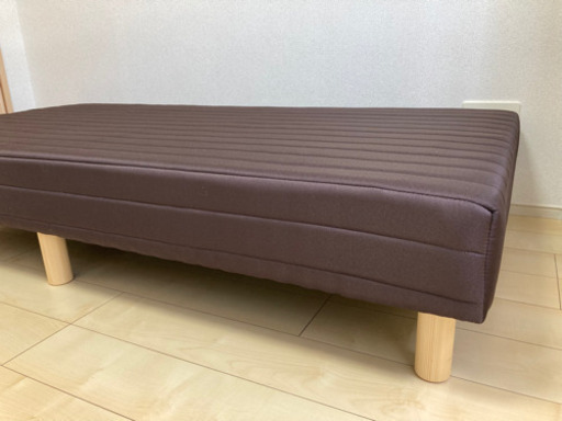 シングルベッド　半年使用　脚付きマットレスベッド