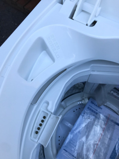 ◆美品！高年式◆SHARP 全自動洗濯機 2019年製 5.5kg ES-GE5C 動作品 説明書付 シャープ