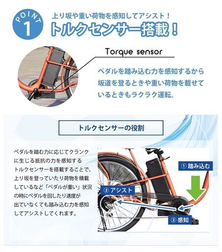配送・引き取りOK　北摂地域限定配送もできます　訳有　電動アシスト自転車　207　JAホワイトカギ無し