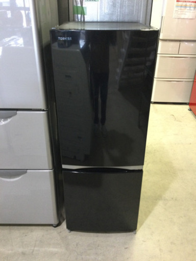 冷蔵庫 TOSHIBA 153L 2018年製 GR-M15BS(K)