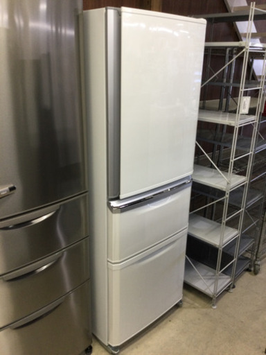 冷蔵庫 MITSUBISHI 335L 2019年製 MR-C34D-W