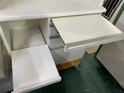松田家具　食器棚　レンジボード　W1000×D485×H2050 鏡面仕上げ　中古