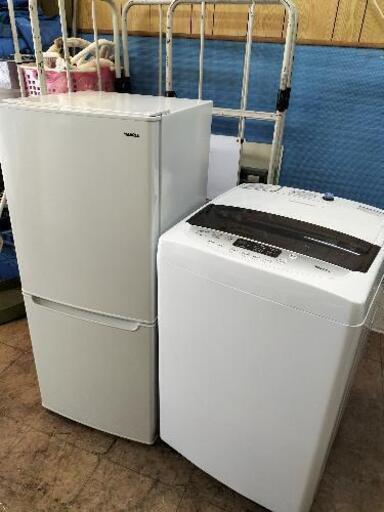 只今、商談中です。！！新生活お買い得セット！！シリーズ４９　山善　YFR-D110(W）2ドア冷蔵庫　106L　2020年製・山善　TWMA-50　全自動洗濯機　5.0K　2020年製　2点セット！！