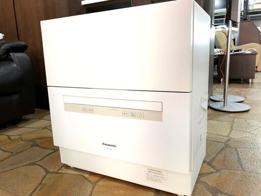 札幌近郊　送料無料　Panasonic パナソニック 2018年製 食器洗い乾燥機 食洗機 NP-TAE6-W ホワイト