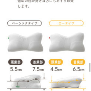 スージーas快眠枕　ロータイプの画像