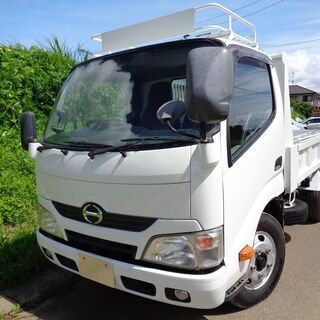 日野　デュトロ　XZU620T　３ｔ　低床　ダンプ　８万ｋｍ　コ...