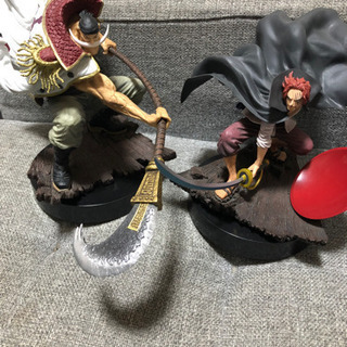 一番くじワンピース　白ひげ　シャンクス　フィギュア
