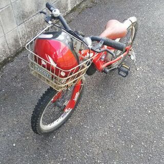 子供用 自転車 JEEP  16インチ ヘルメット付き 赤  ※...