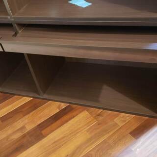 本棚 ディスプレイラック フラップ扉付 No.1の画像