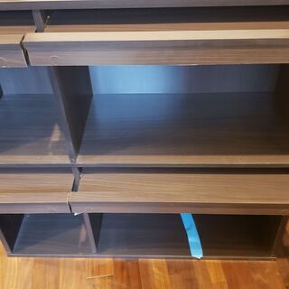 本棚 ディスプレイラック フラップ扉付 No.2の画像