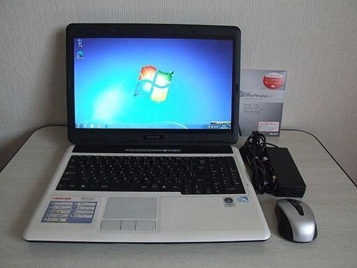 FRONTIER　FRNP304　Microsoft Office Personal 2007付属　ノートパソコン　（a144）
