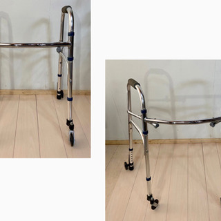 ✨インテリアハウス✨【介護用品】アルミ歩行器　折りたたみの画像