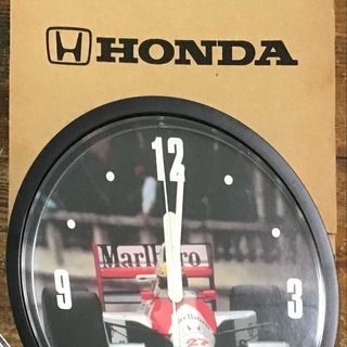 半値‼️ 非売品 マクラーレンホンダF1 壁掛け時計 アイルトン...