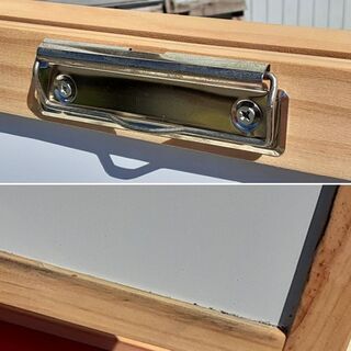 イケアのイーゼル風? 黒板/ホワイトボード 木製　/DJ-0369-2Fの画像