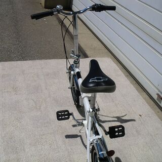 （北見市民限定）折りたたみ自転車（16inch）／白（北見市廃棄物対策課・リユース品）管理番号112の画像