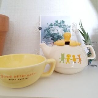 ティーポット&カップセット☕の画像