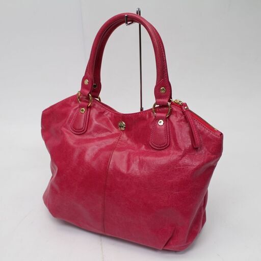 082)russet ハンドバッグ レザー ピンク レディース ハンドバッグ ラシット