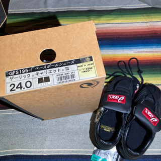 asics 野球用スパイクシューズ　24.0cm 新品未使用　♯5