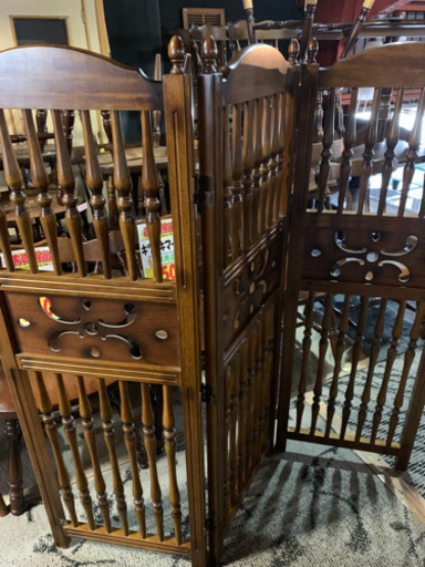カリモク  ついたて　パーテーション　中古