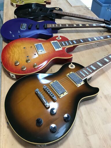 レスポールタイプ　ジャンク４本
