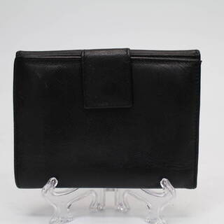 t044)PRADA 二つ折り財布 M523A SAFFIANO NERO ブラック 黒 ミニウォレット 箱付き プラダの画像