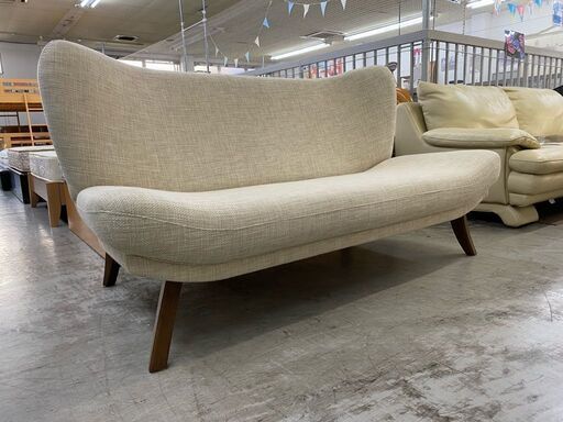 【愛品館 江戸川店】旭川　宮田産業　２P　ファブリックソファ　ソファ　ID:156-008961-007　配送可　代引き配送可