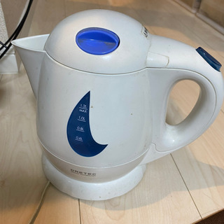 電気ケトル 青 DRETEC