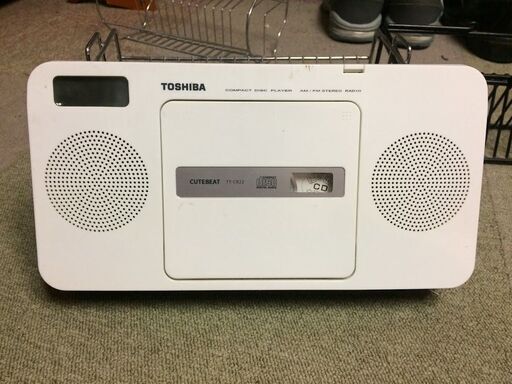 中古 東芝 TY-CR22 CDプレイヤー付きラジオ