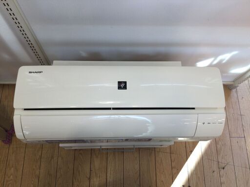 【安心6カ月保証付】壁掛けエアコン SHARP AY-D28SD-W  2015年製 リモコン付 気流制御機能付 本体ﾔｹ有 【トレファク桶川店】