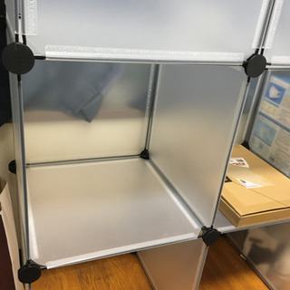組み合わせ自在　プラスチック制組立ラックの画像