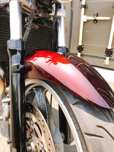 火の玉バリオス！　KAWASAKI バリオス　火の玉カラー仕様　規制前フルパワー