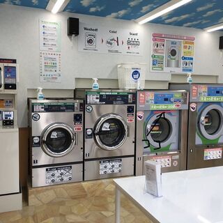大型コインランドリー「マンマチャオ東大泉店」清掃スタッフ募集！月給30000円の画像