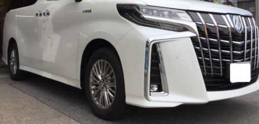 アルファード　ヴェルファイア　30後期　純正ホイールタイヤセット　ほぼ新車外し
