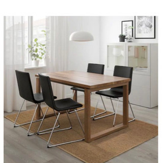 IKEA モールビロンガ　ダイニングテーブルセットの画像