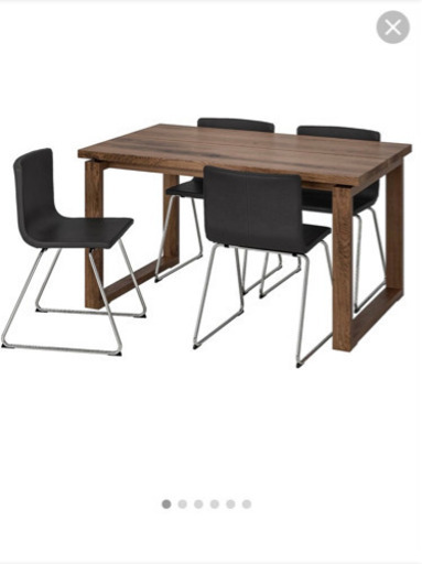 IKEA モールビロンガ　ダイニングテーブルセット