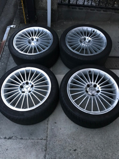 メルセデス・ベンツ CLS 純正 18インチホイール タイヤ付き 4本セット