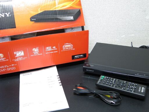 2019年製☆SONY ソニー コンパクトCD/DVDプレーヤー DVP-SR20