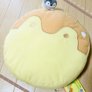 コウペンちゃんホットケーキゆっくりやすんで〜クッションタグ付き
