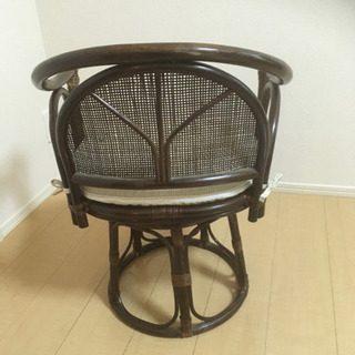 回転　籐椅子　お取引決定しましたの画像
