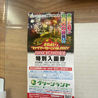 グリーンランド入園券