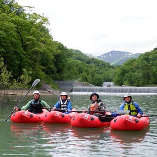岩手県奥州市・胆沢川でラフティング体験・奥州湖でパックラフト体験【ラスティカ／RUSTICA】 − 岩手県