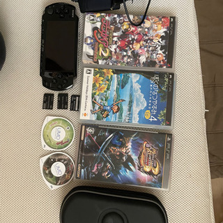 PSP本体、付属品、ソフト全てセット